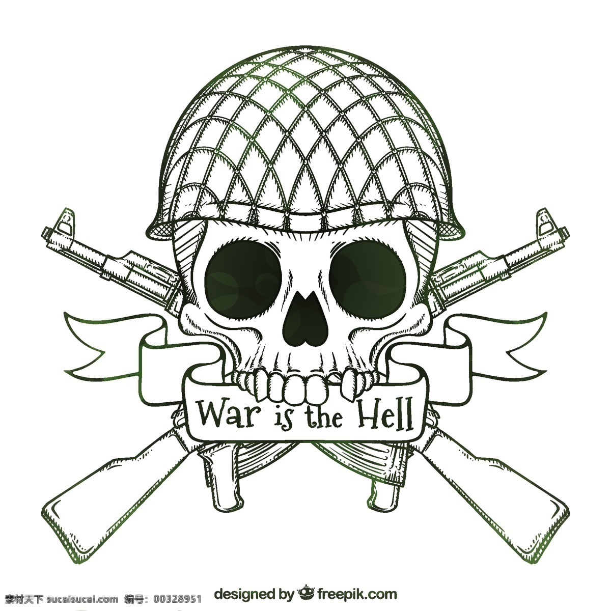 骷髅 背景 手工 士兵 头盔 的背景下 一方面 手绘 头骨 装饰 绘画 战争 骨架 画 哥特式 粗略 草图