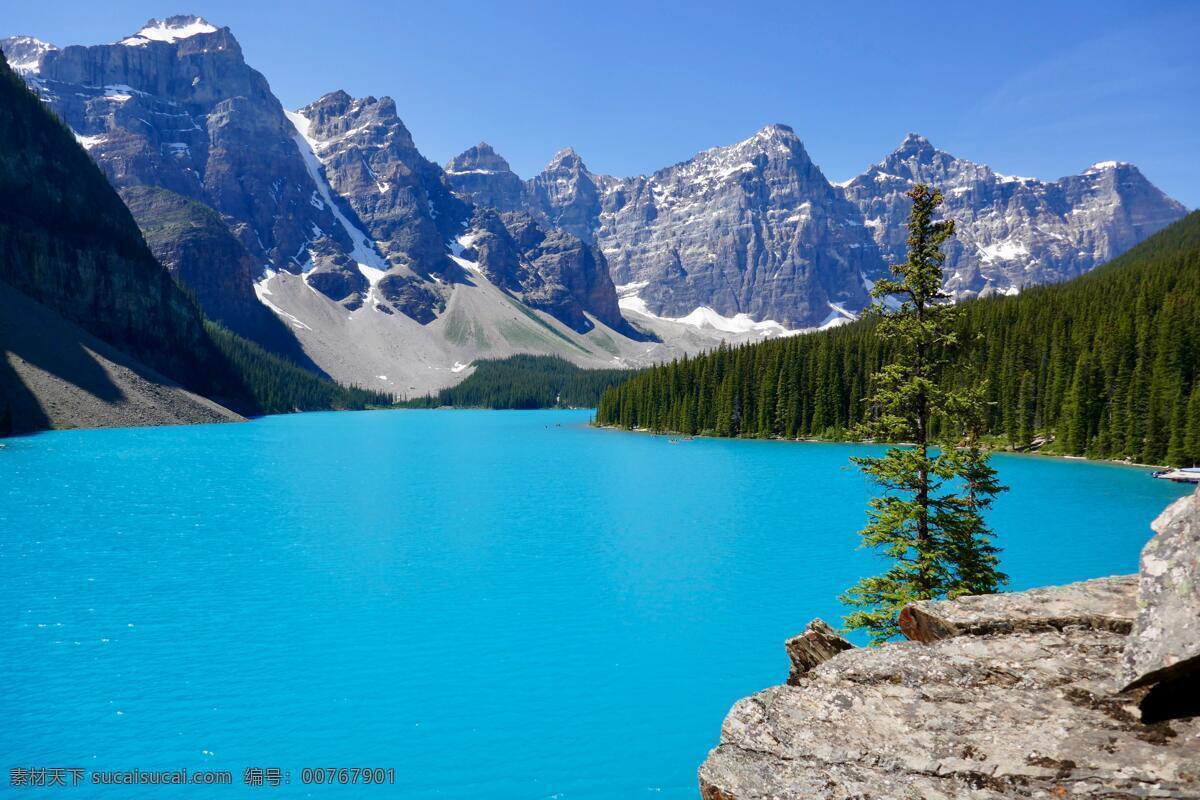 加拿大 梦莲湖 湖泊 湖水 湖泊风光 风景图片 自然景观 山水风景