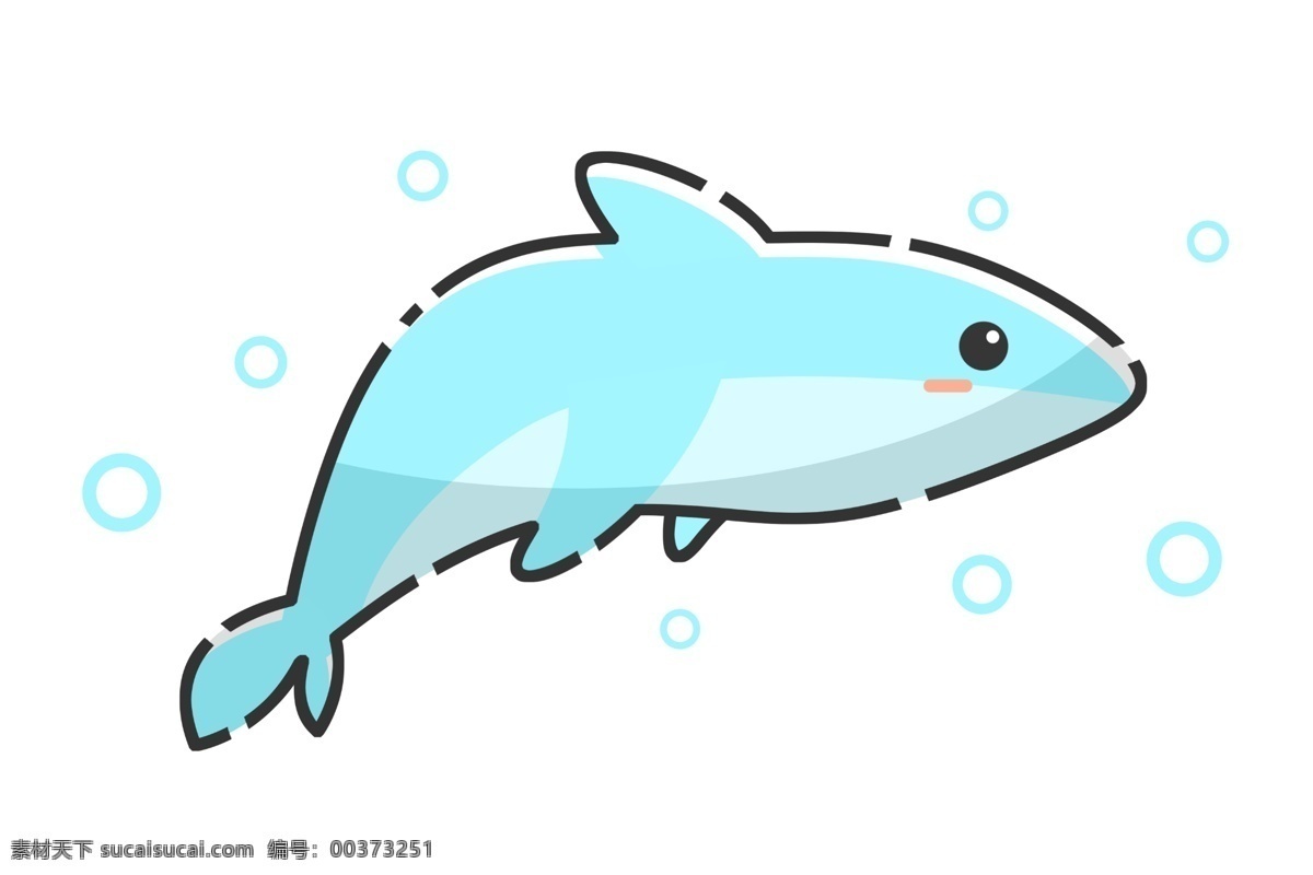 蓝色鲸鱼动物 海底 生物 鲸鱼