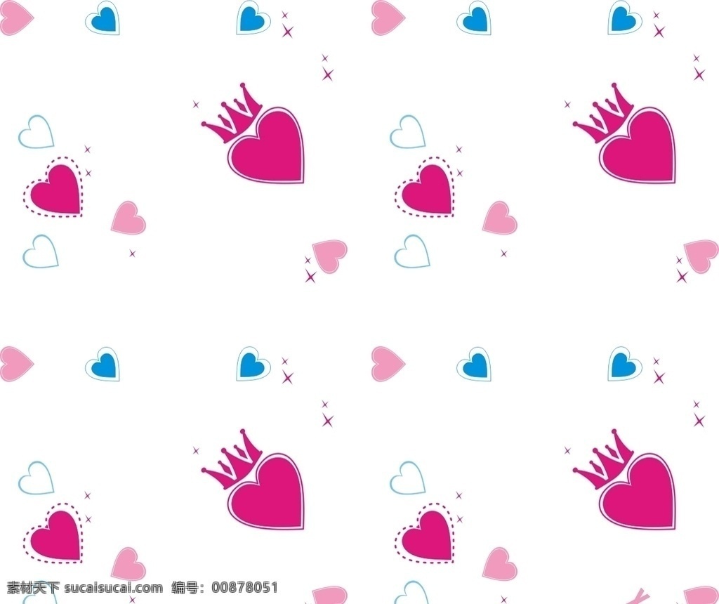 圖案 愛心 王冠 排列 手繪 小心心 pdf