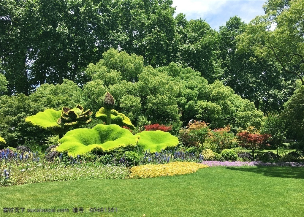 花园艺术 花园 艺术 造型 树木 草坪 花卉 自然风景 旅游摄影