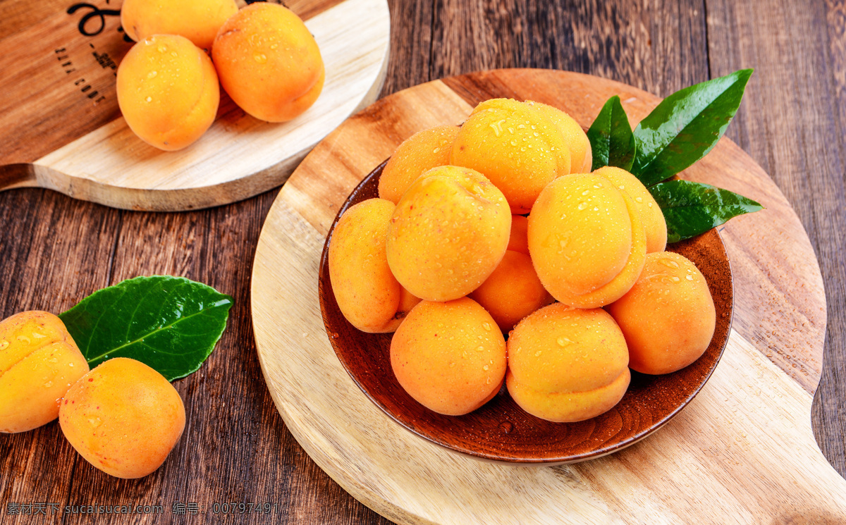 黄杏 杏子 水果 优质 天然 绿色 可口 生物世界