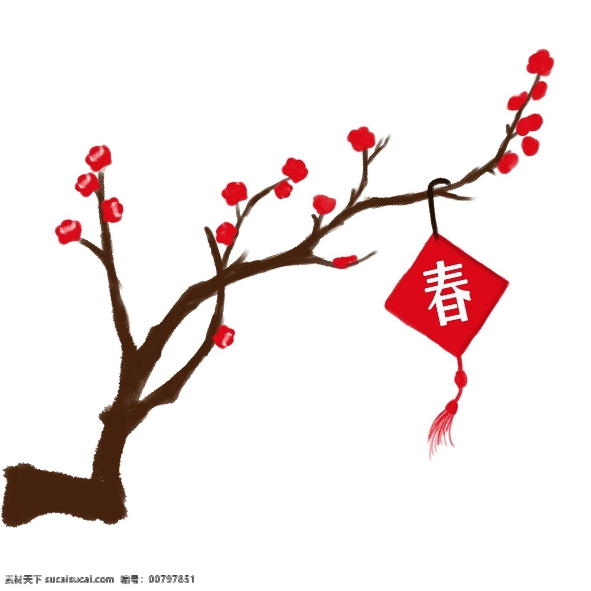 立春 節(jié)氣 手繪 插畫(huà) 二十四節(jié)氣 淡彩竹子 中國(guó)風(fēng) 南方 枝干 梅花 春天 春季 立春節(jié)氣 24節(jié)氣 傳統(tǒng)節(jié)氣