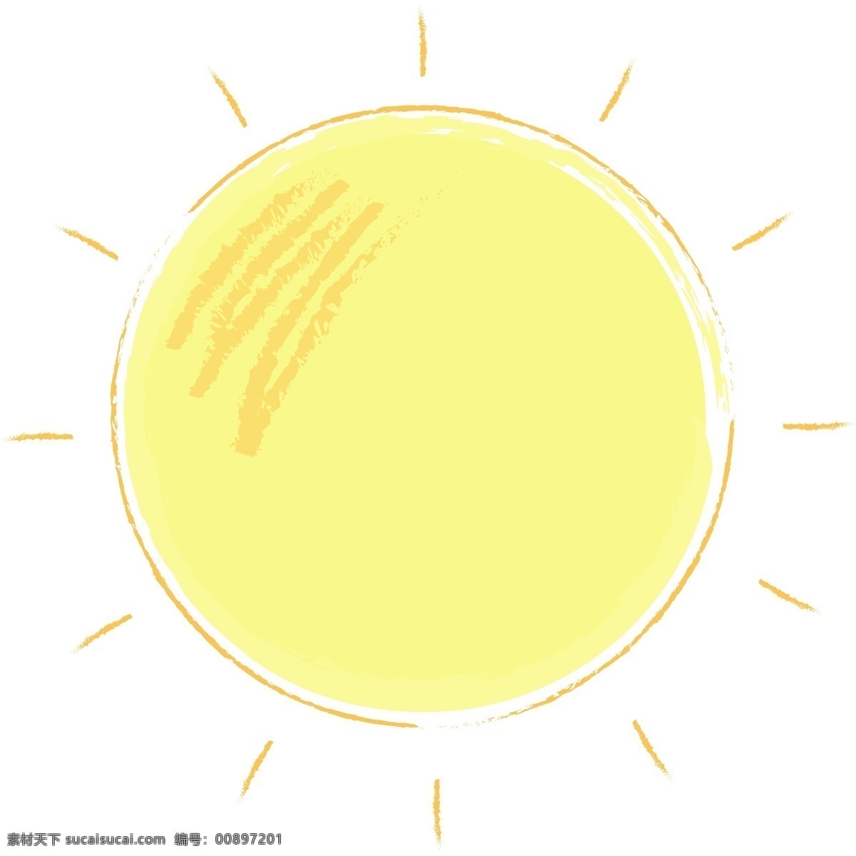 卡通太阳图片 阳光 灿烂 太阳 光线 金太阳