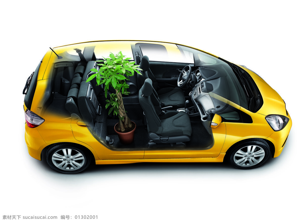 轎車(chē) 里 盆栽 植物 汽車(chē) 工業(yè)生產(chǎn) 小車(chē) 交通工具 汽車(chē)圖片 現(xiàn)代科技