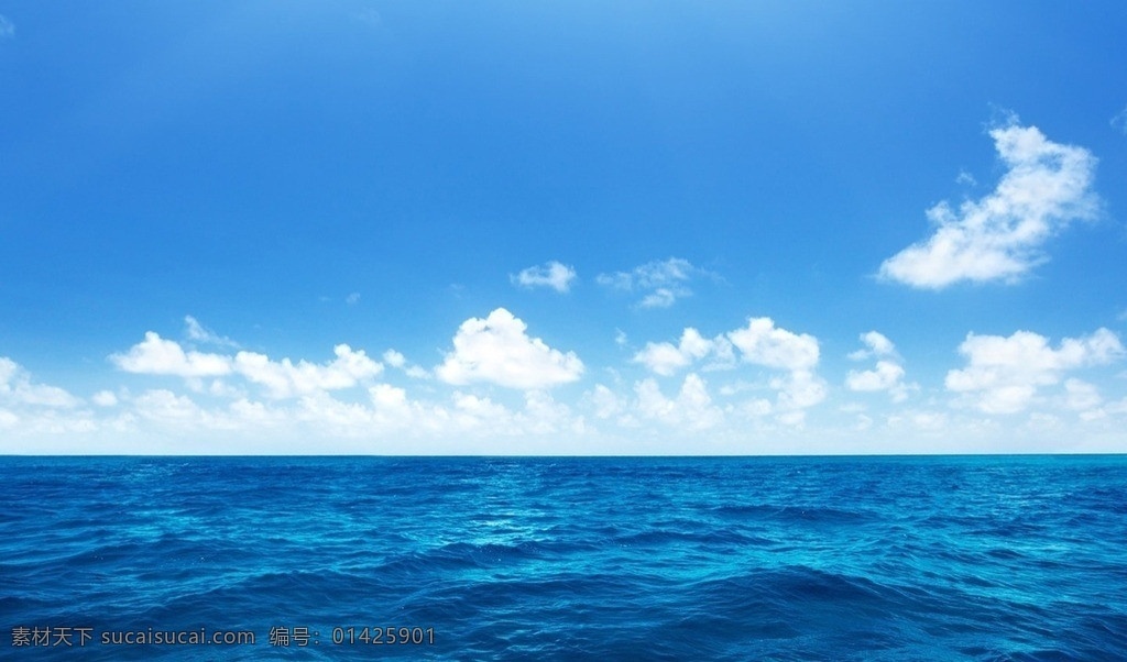 大海 藍天白云 藍天 白云 海浪 微波 一望無際 海天一線 自然風景 自然景觀