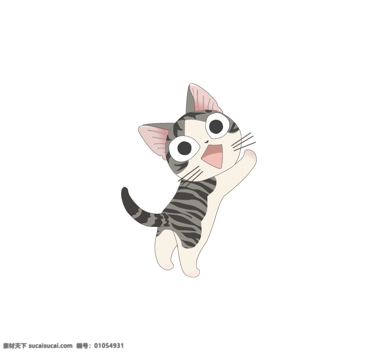小猫咪 日本动画人物 动画人物 日本产 psd分层 插画 广告 动漫 卡通 小猫 分层 源文件