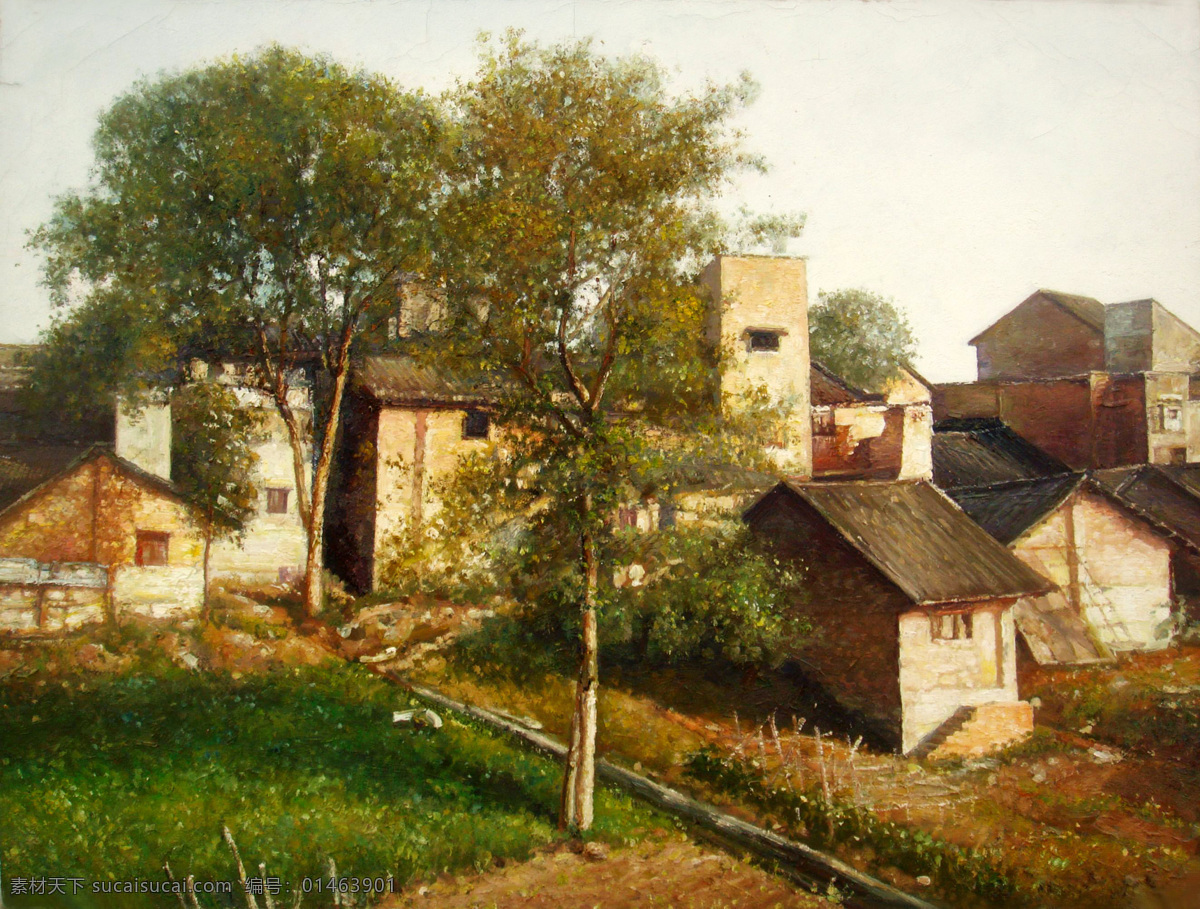 鄉(xiāng)村 小屋 高清風(fēng)景油畫 鄉(xiāng)村小屋 油畫素材下載 油畫 鄉(xiāng)村小屋油畫 裝飾素材