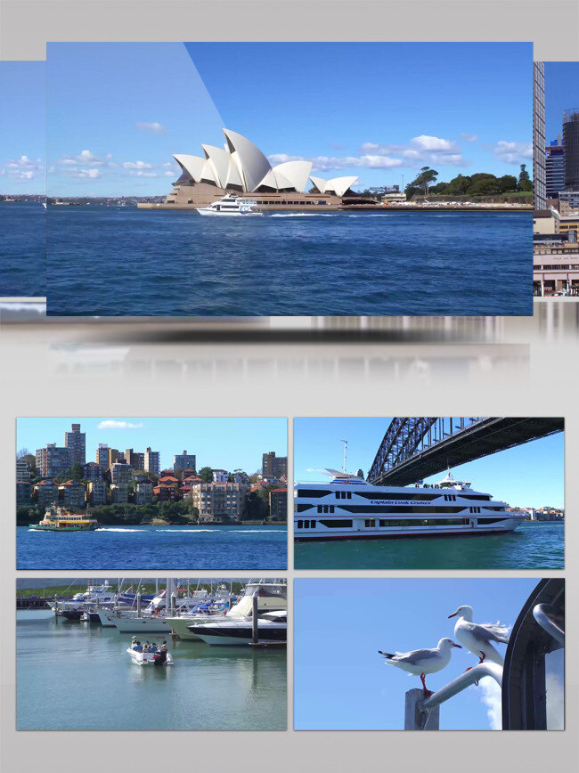 4k 澳大利亚 悉尼歌剧院 城市 景观 旅游风光 滨水城市 风光摄影 歌剧院 旅游 悉尼
