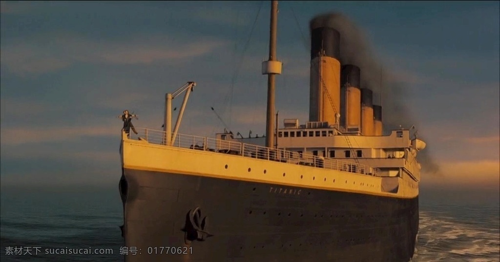 泰坦尼克号 甲板 浪漫 爱情 泰坦尼克 游轮 油轮甲板 浪漫爱情 多媒体 实拍视频 人物 mp4