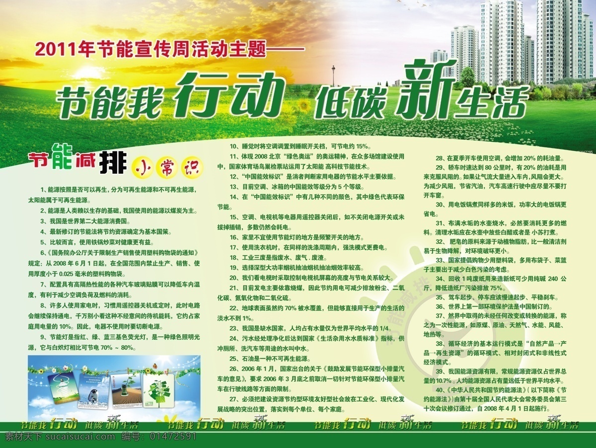 白云 高樓大廈 廣告設(shè)計模板 火燒云 節(jié)能 減排 小常 識 節(jié)能展板 藍(lán)天 源文件 節(jié)能我行動 低碳新生活 圖片等 展板模板 其他展板設(shè)計