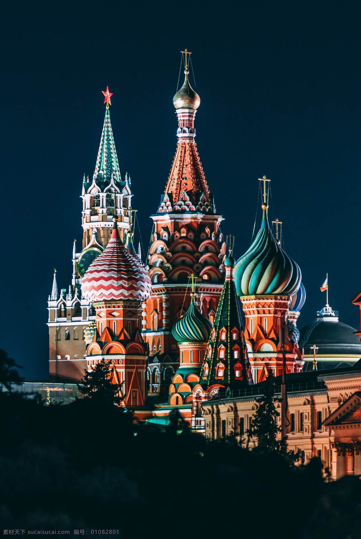 克里姆林宫 俄罗斯 莫斯科 俄罗斯首都 堡垒 塔楼 箭楼 世界第八奇景 红星 自然景观 建筑景观