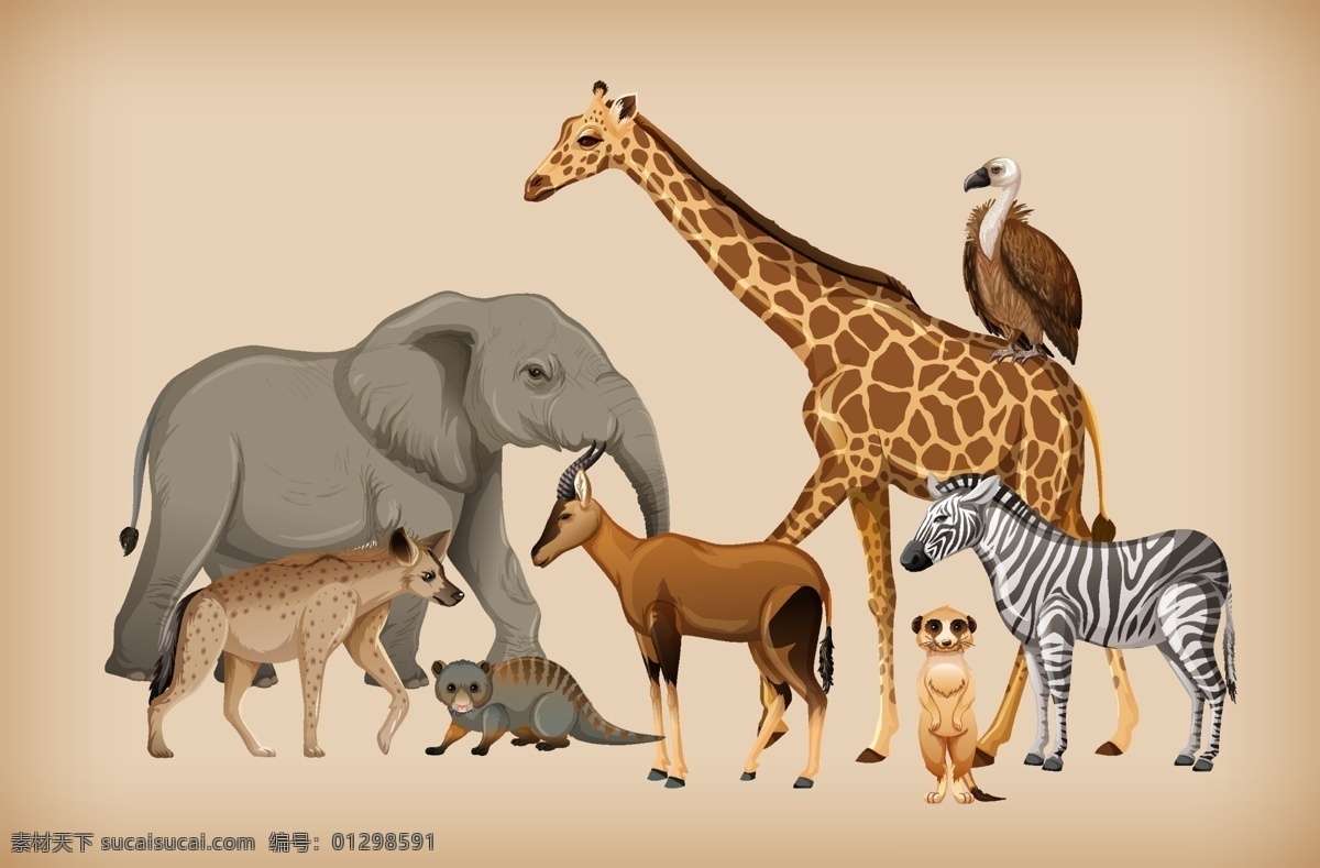 卡通 野生动物 卡通野生动物 卡通动物 动物 动物世界 动物背景 动物底图 动物表演 动物展板 动物宣传画 可爱卡通动物 可爱动物 童话世界 动物王国 卡通动物配图 儿童绘本 卡通动物生物 生物世界