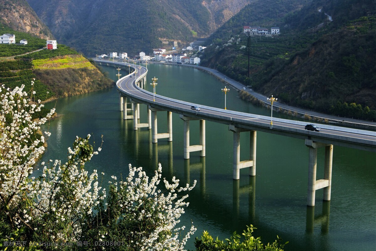 興山水上公路 昭君大橋 香溪 香江 大橋興山 昭君鎮(zhèn) 宜昌 興山縣 建筑 建筑攝影 建筑園林