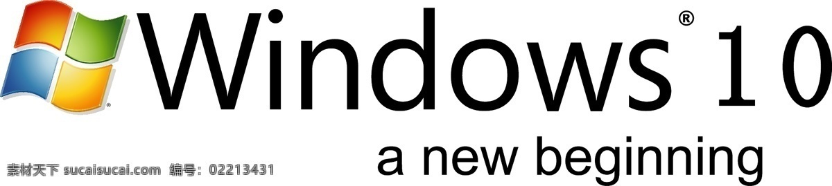 微软 最新 系 windows logo设计 new 微软最新系统 标志 a beginning other 矢量图