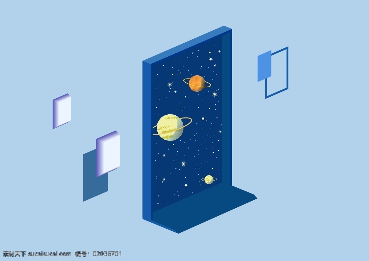 d 立體 奇幻 宇宙 元素 個(gè)性 2.5d