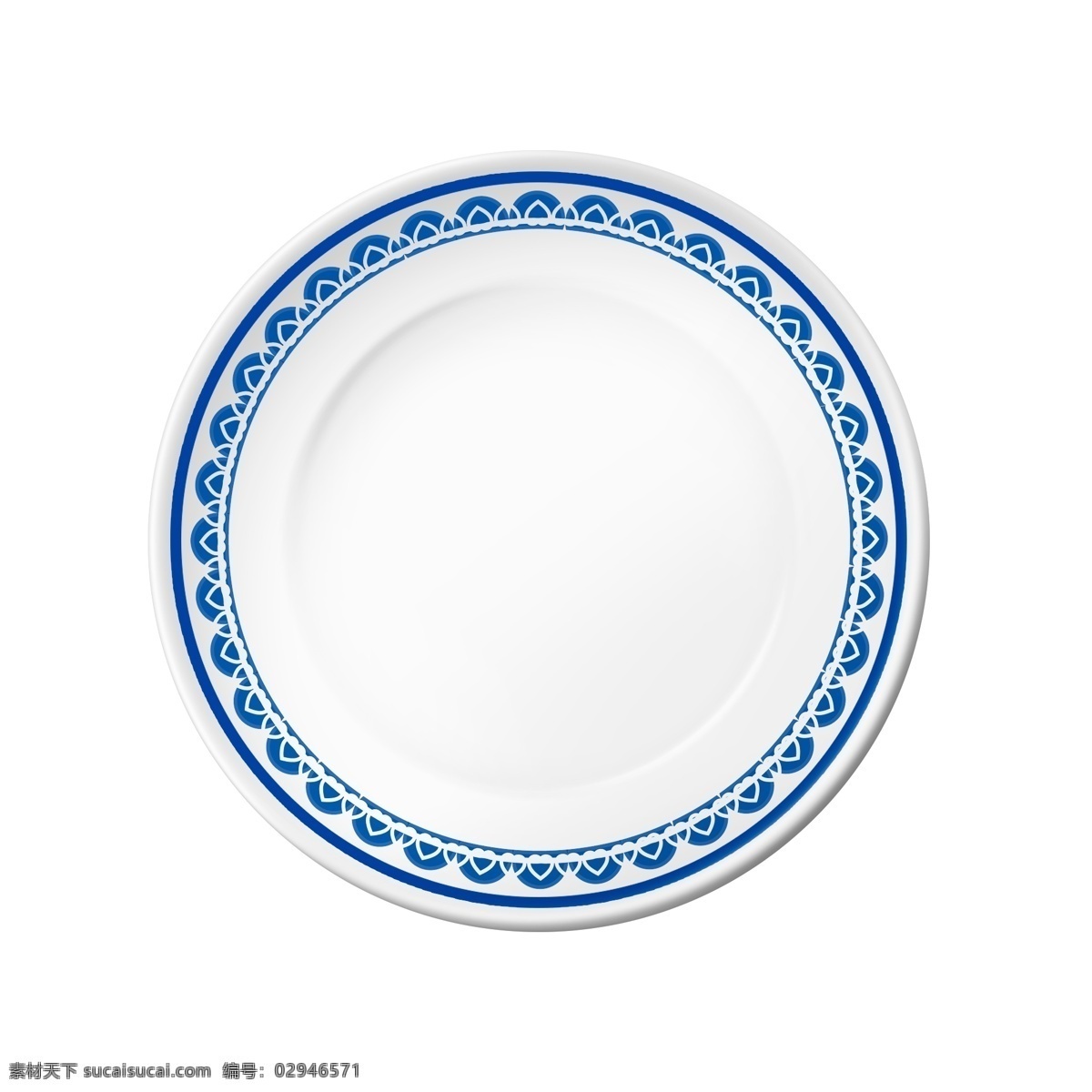 盘子 实物 白色 瓷盘 食物 盘 青花瓷 系列 盘子实物 白色瓷盘 食物盘 青花瓷系列 食品用 蓝色花边 描边装饰 餐具 厨房