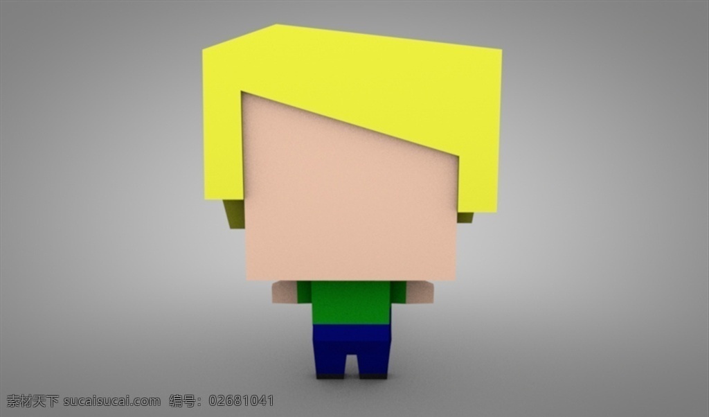 c4d 模型 像素人圖片 動畫 工程 像素人 卡通人 渲染 c4d模型 3d設(shè)計 其他模型