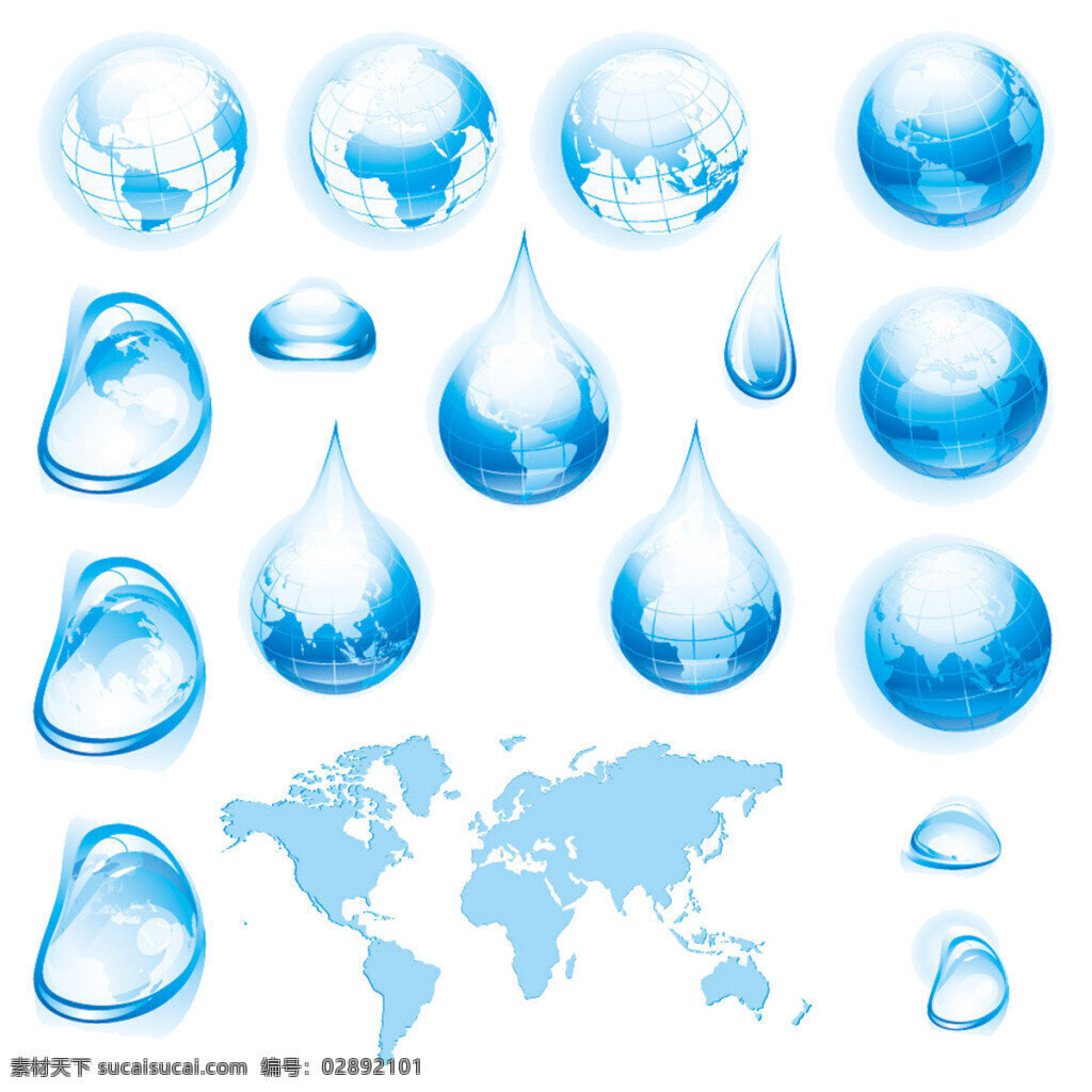 互联网 地球 地图 图案 水珠 全球化 全球 水滴