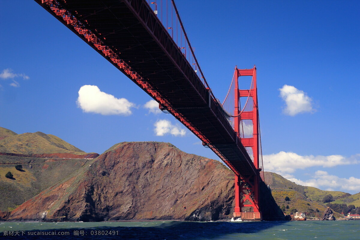 美国 旧金山 金门大桥 高清 桥建筑 桥梁