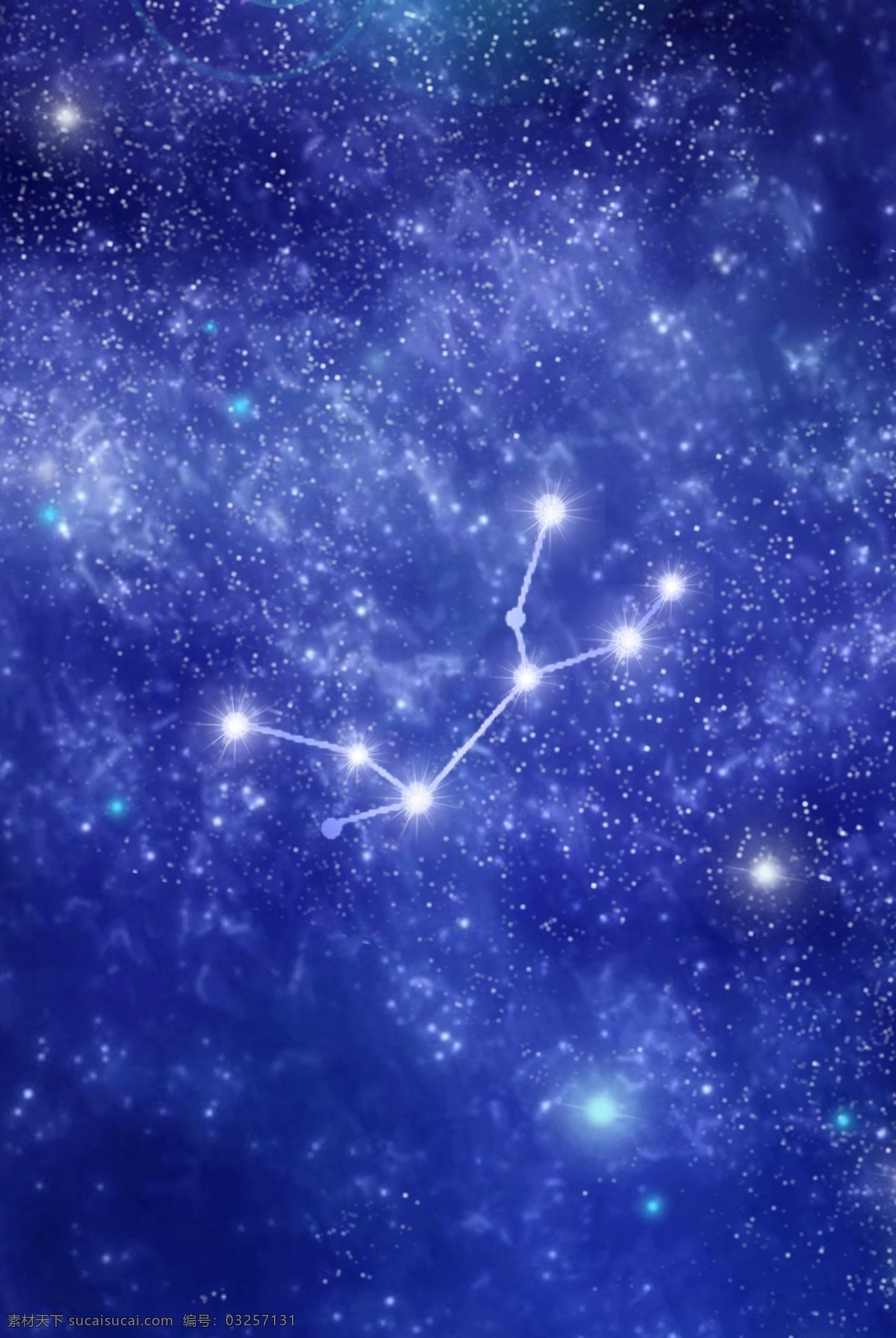 简约 梦幻 十二星座 处女 座 星空 背景 唯美 星座 处女座 光效 文艺 星座符号