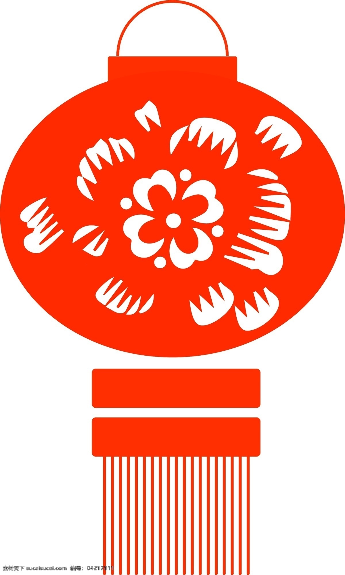 元旦 紅色 漸變 喜慶 燈籠 吉祥 裝飾圖案