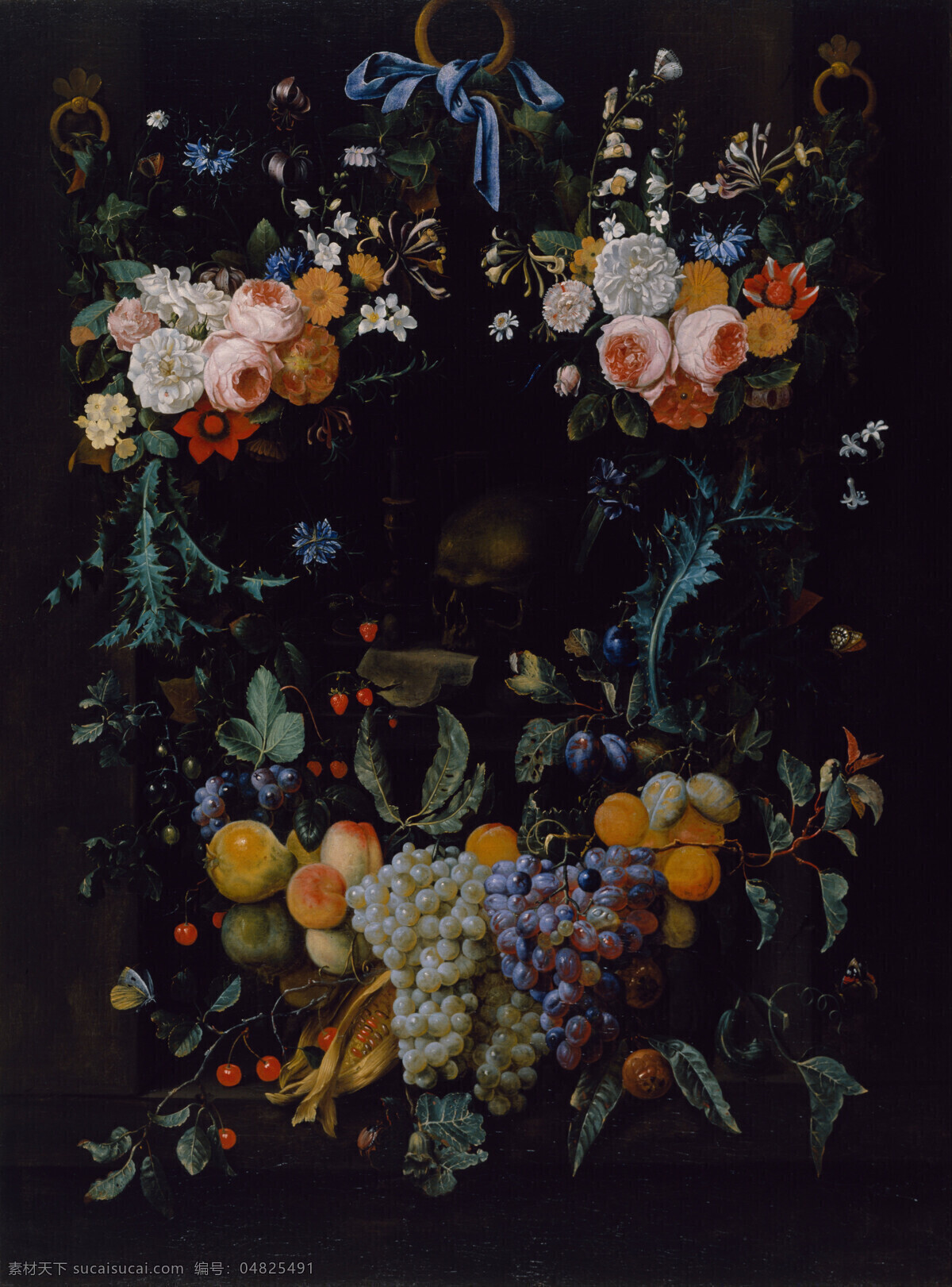 永恒 之美 绘画书法 葡萄 桃子 文化艺术 樱桃 油画 永恒之美 尤里 斯 范 森 作品 静物 鲜花 水果 家居装饰素材