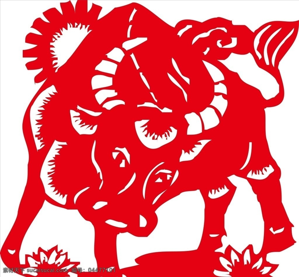 2021 年 牛 剪紙 春節(jié) 窗花 圖案 紅色 牛年剪紙 節(jié)日 喜慶 新年 中國(guó)風(fēng) 剪紙圖 牛年