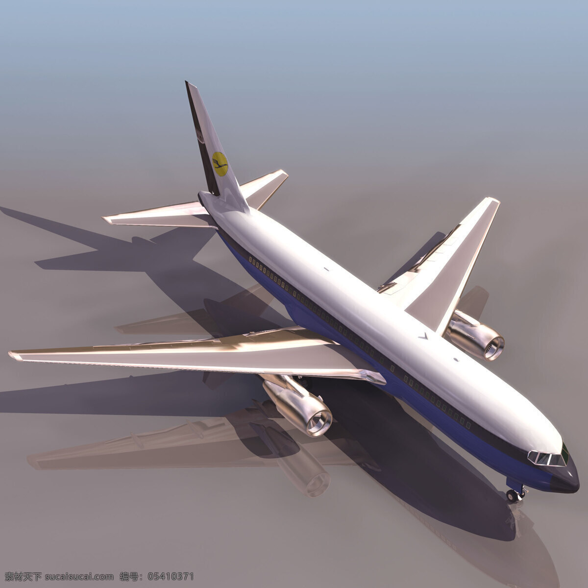 大型 波音 飞机 空中大巴 超音速 航模 3d模型素材 其他3d模型