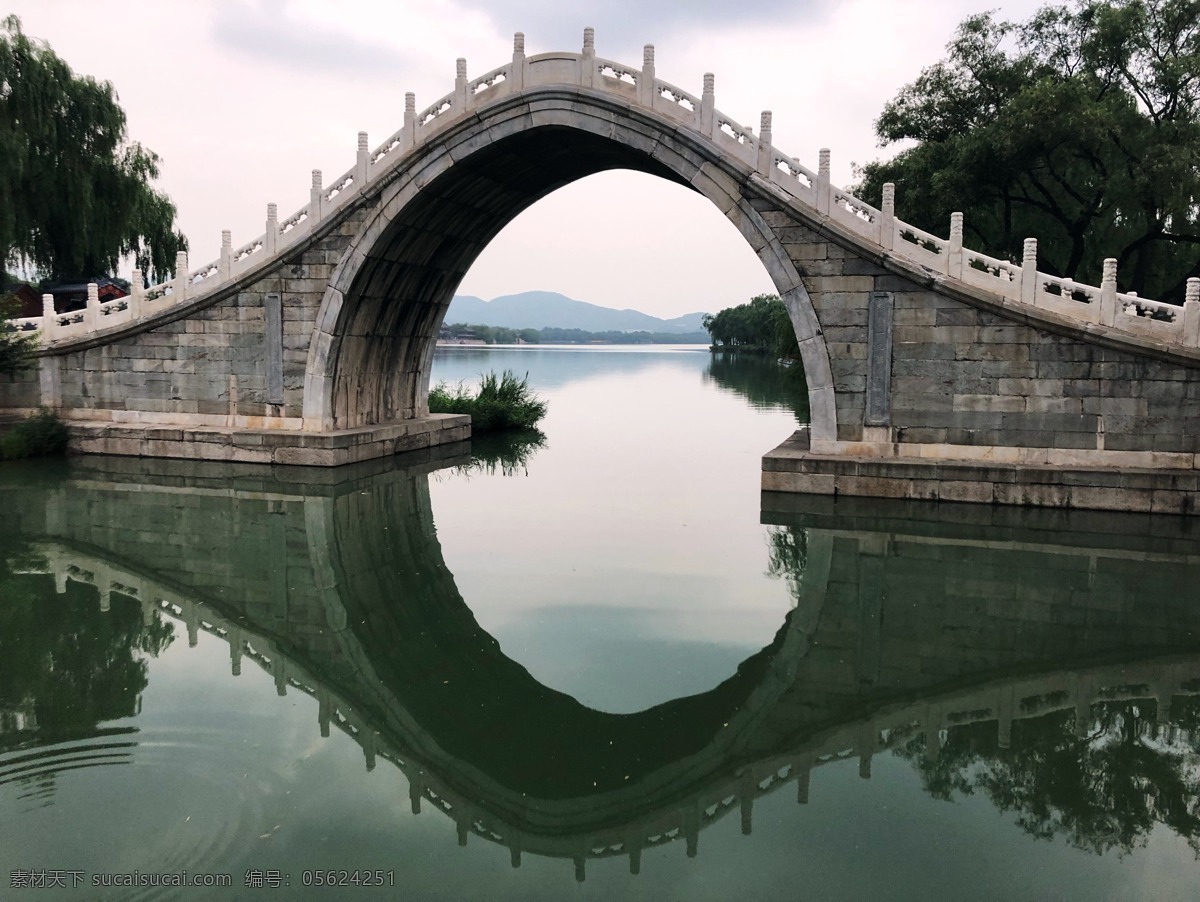 颐和园 桥 倒影 北京 小桥 皇家园林 湖水 旅游摄影 国内旅游