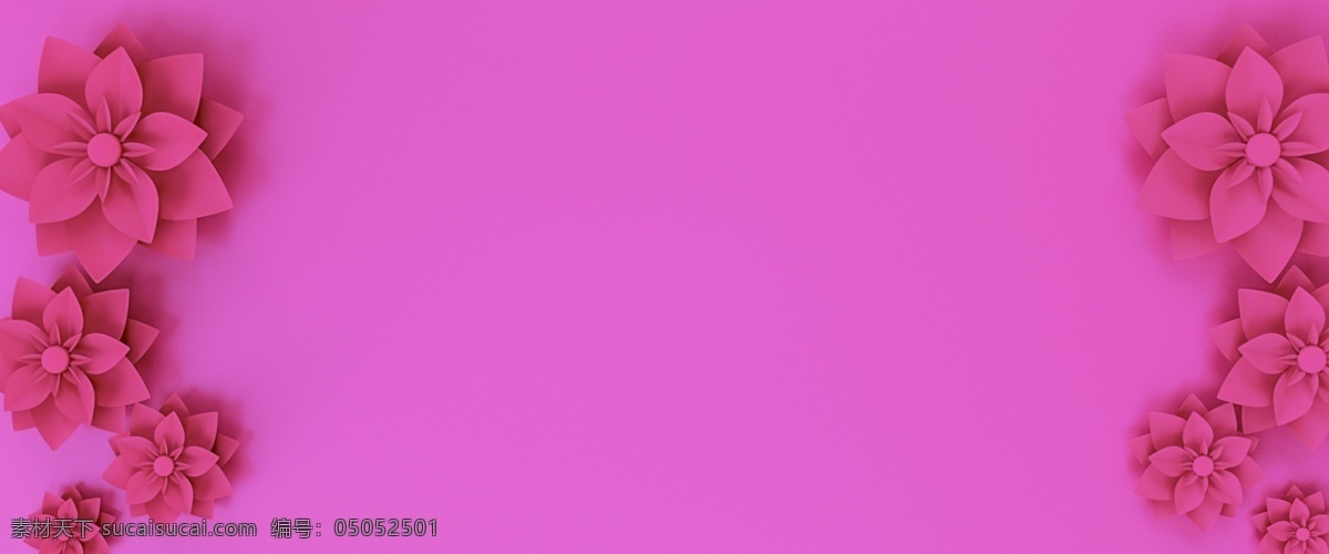 c4d 少女 粉 立体 花 唯美 浪漫 海报 背景 粉色 立体花 电商 情人节 三八 妇女节 女神节 母亲节