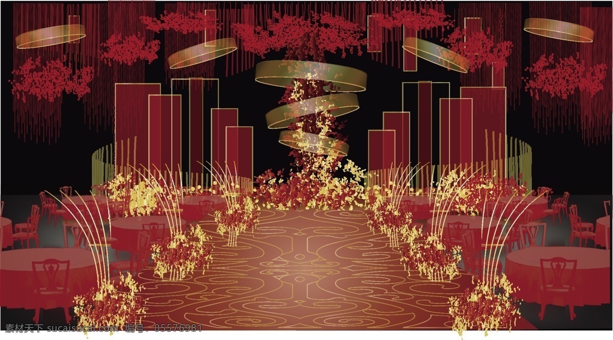 紅 金色 婚禮 主 舞臺 效果圖 舞臺設(shè)計 主舞臺設(shè)計 紅色婚禮 歐式婚禮 簡約婚禮 幾何婚禮 奢華婚禮 婚禮效果圖 金色婚禮 紅金色婚禮 金紅色婚禮