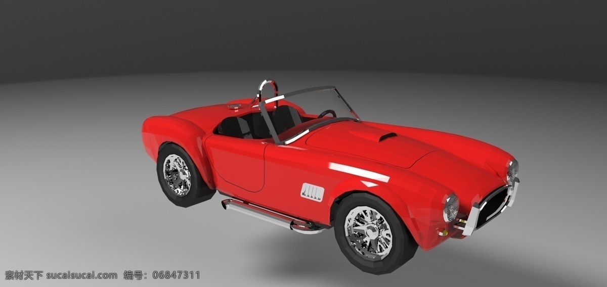 福特 眼镜蛇 建筑 汽车 杂项 3d模型素材 建筑模型