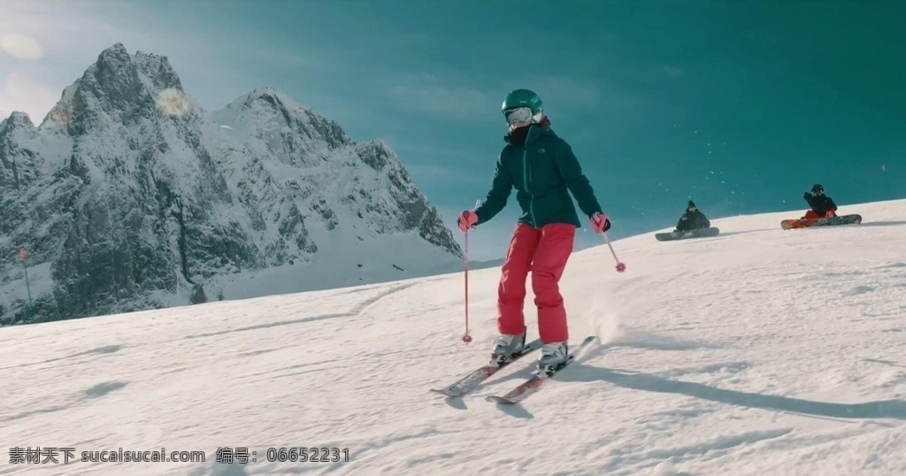高山滑雪 高山速降 极限运动 滑雪场 滑雪运动 滑雪 速度 冬季运动 冬奥会 雪地 雪景 多媒体 实拍视频 生活行为 mp4