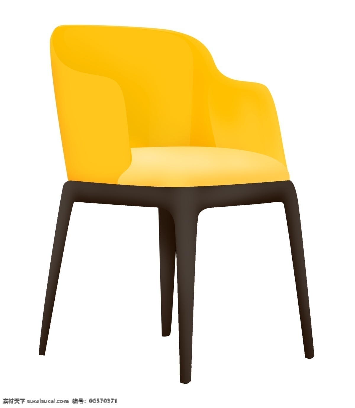 黄色 椅子 家具 插画 黄色的椅子 卡通插画 家具插画 椅子插画 家具椅子 装饰椅子 舒服的椅子
