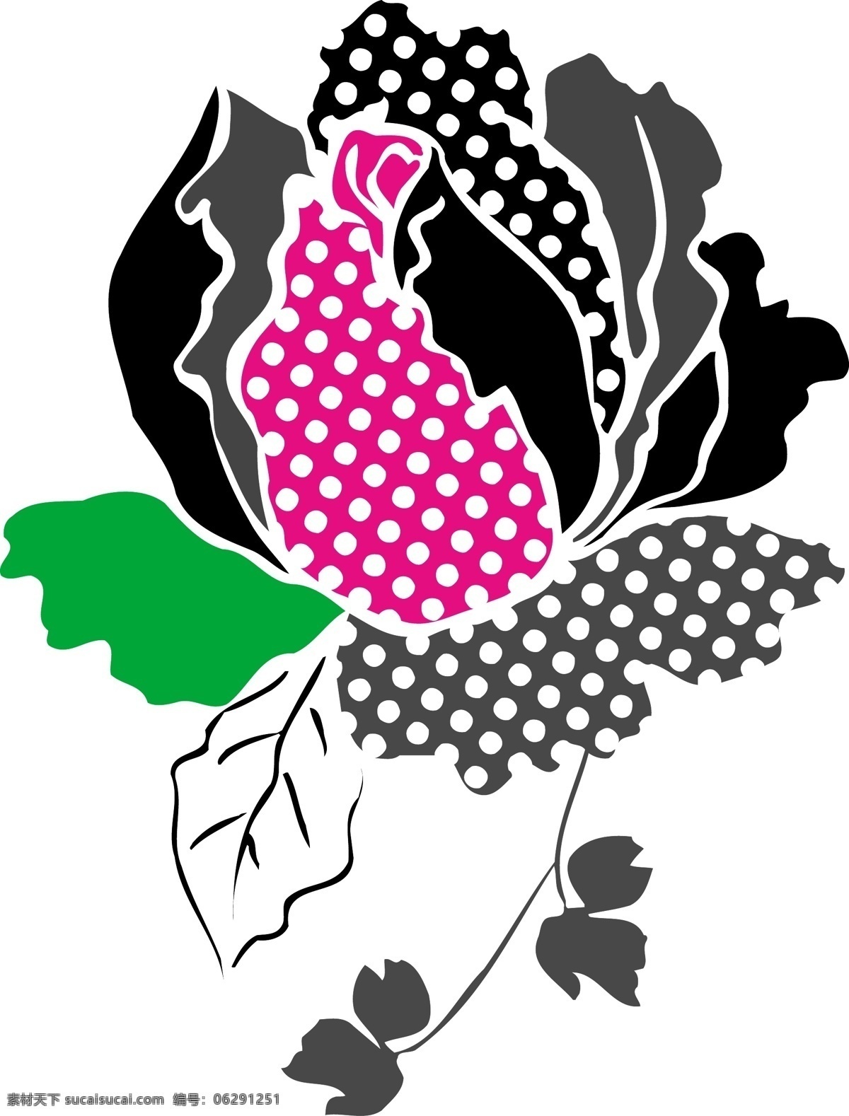 印花 矢量圖 服裝圖案 黑色 玫瑰花 色彩 印花矢量圖 優(yōu)雅植物 面料圖庫 服裝設(shè)計 圖案花型