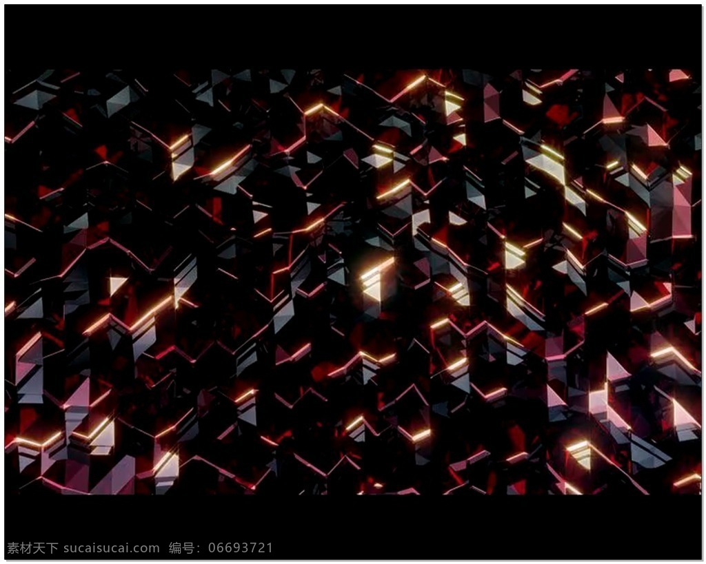 紅色 科幻 視頻 機械 微光 視頻素材 動態(tài)視頻素材