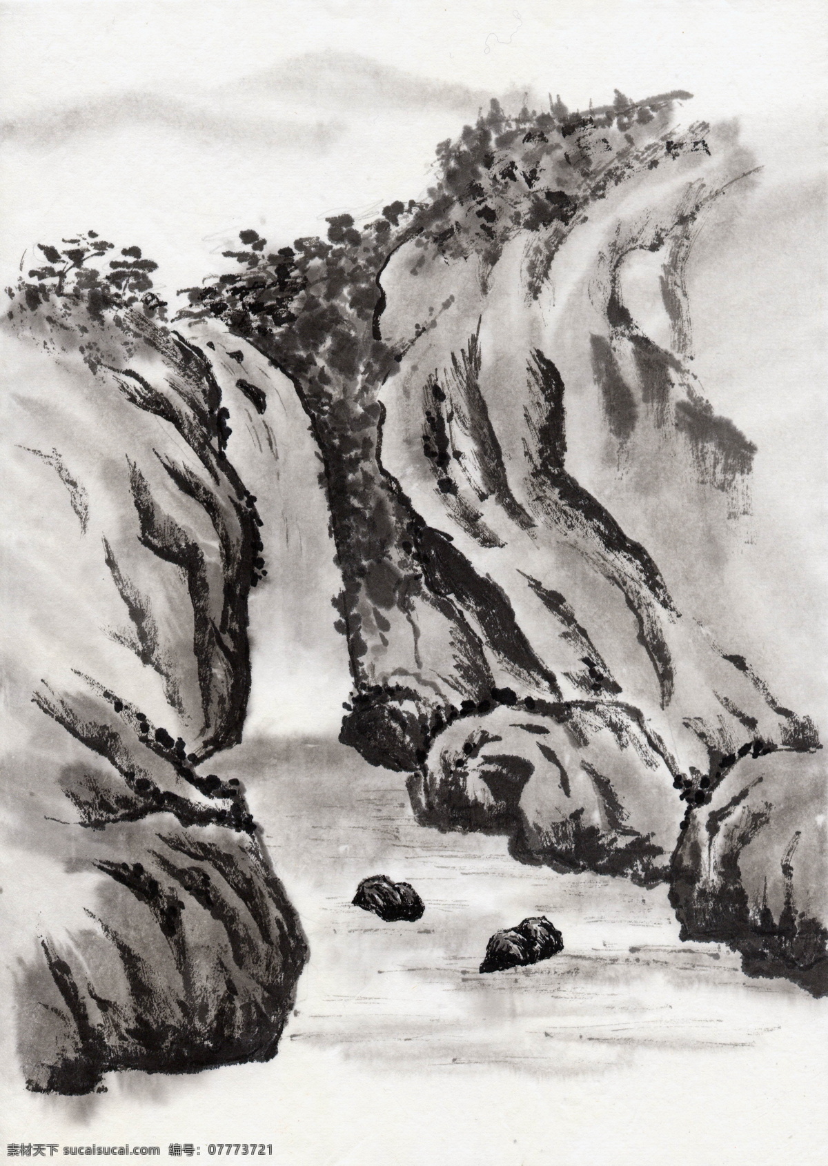 水墨 峽谷 畫 國(guó)畫風(fēng)景寫意 山水畫 水墨風(fēng)景畫 水墨畫 繪畫藝術(shù) 名畫 裝飾畫 中堂畫 書畫文字 文化藝術(shù)
