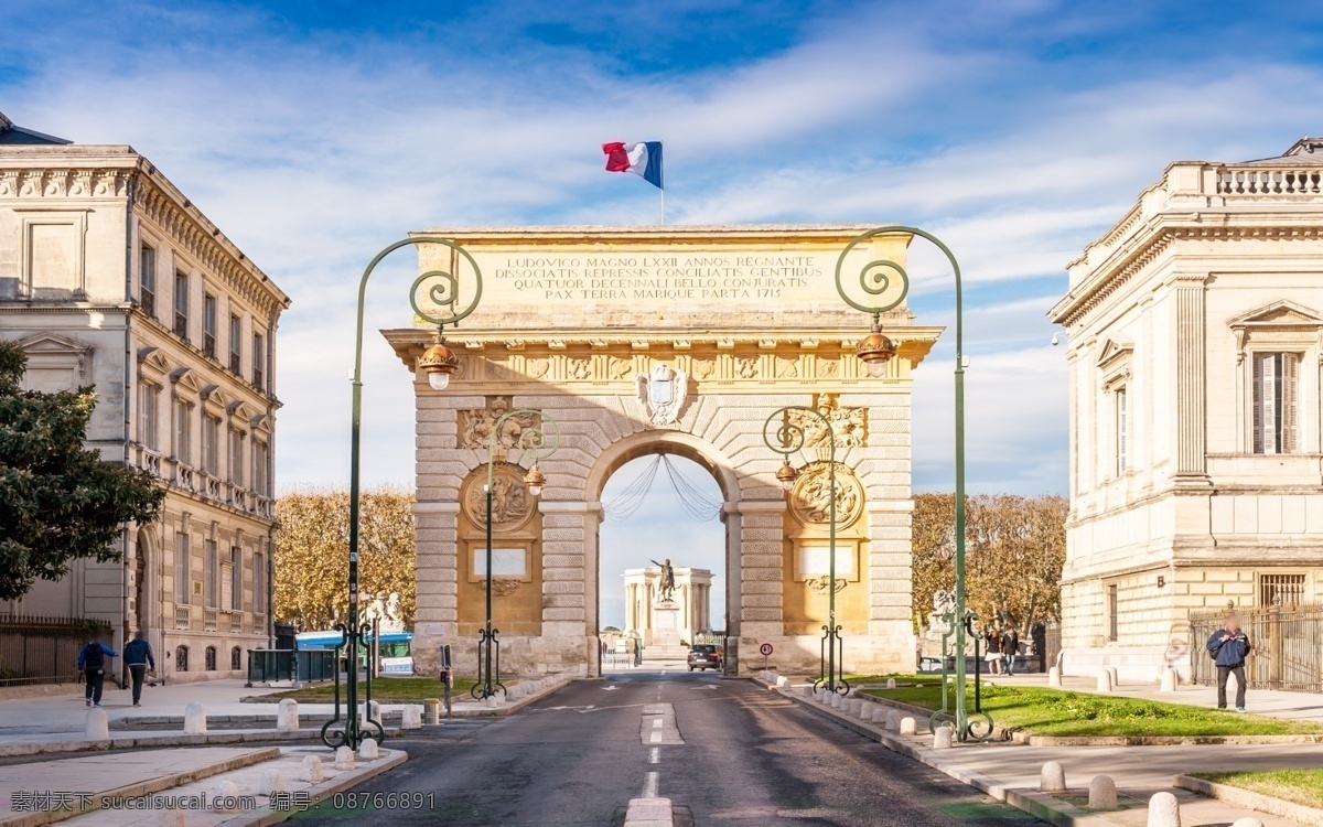 法国风景 风景 建筑 法国 蓝天 3d 自然景观 人文景观