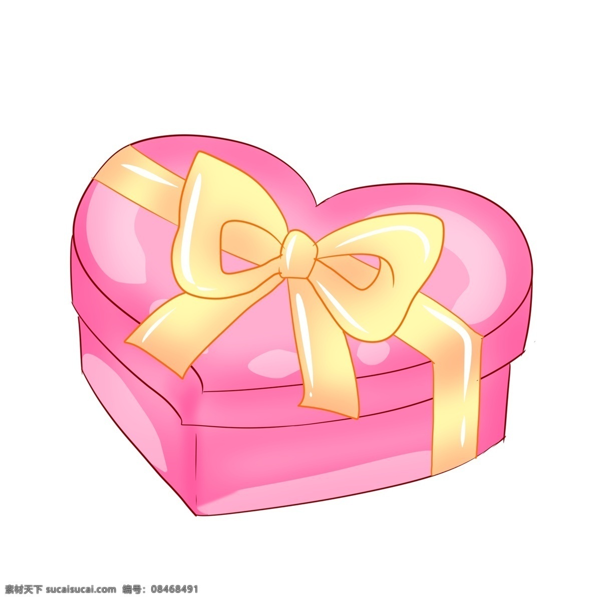 粉色 爱心 精美 礼盒 礼品礼盒 系了彩带 精美的结 少女心 送人礼物 包装 装饰 心形礼盒 蝴蝶结