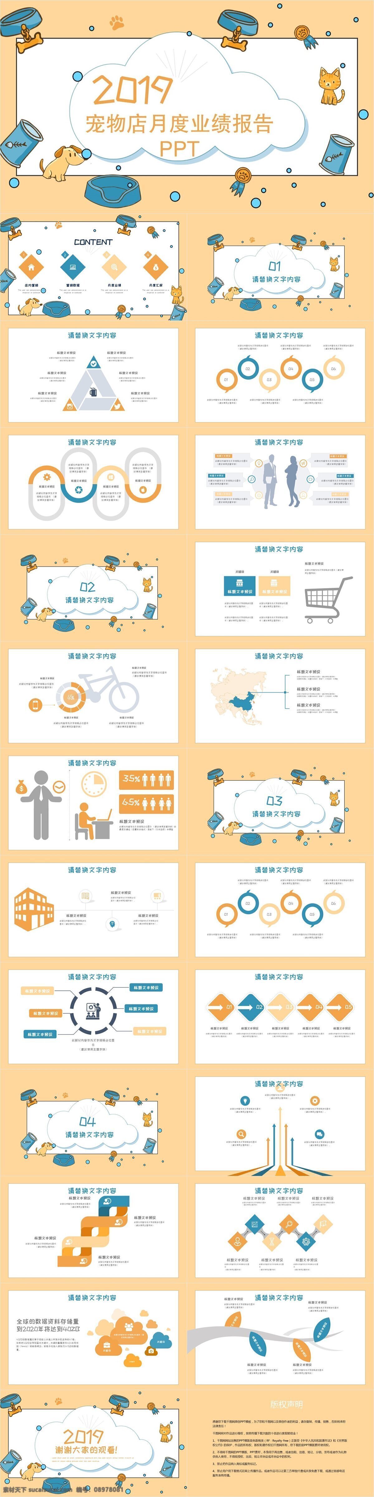 卡通 可愛 寵物 店 月度 業(yè)績 報(bào)告 模板 創(chuàng)意 策劃 通用 寵物店 商業(yè)計(jì)劃書 工作匯報(bào) 年終總結(jié) 項(xiàng)目部 月度業(yè)績 報(bào)告ppt