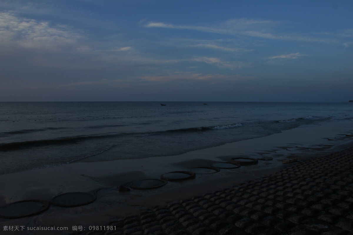 沙灘 大海 海灘 旅游攝影 天空 夜色 自然風(fēng)景 psd源文件
