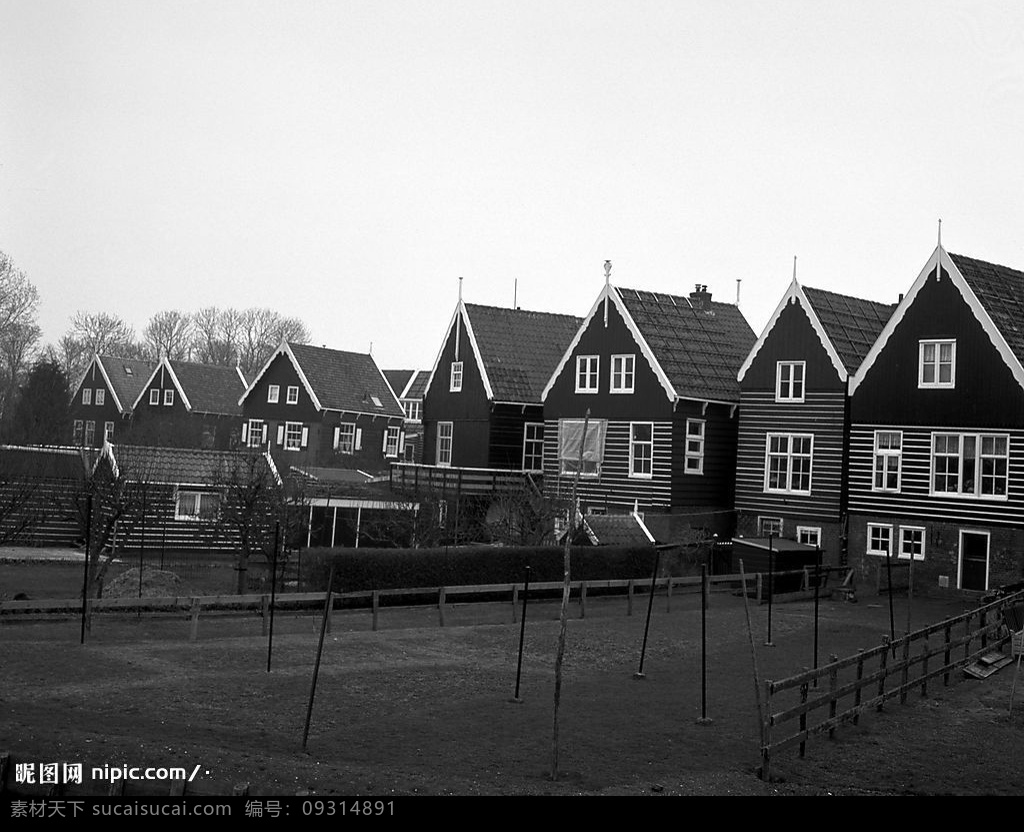 国外风情18 建筑园林 建筑摄影 黑白视界 摄影图库