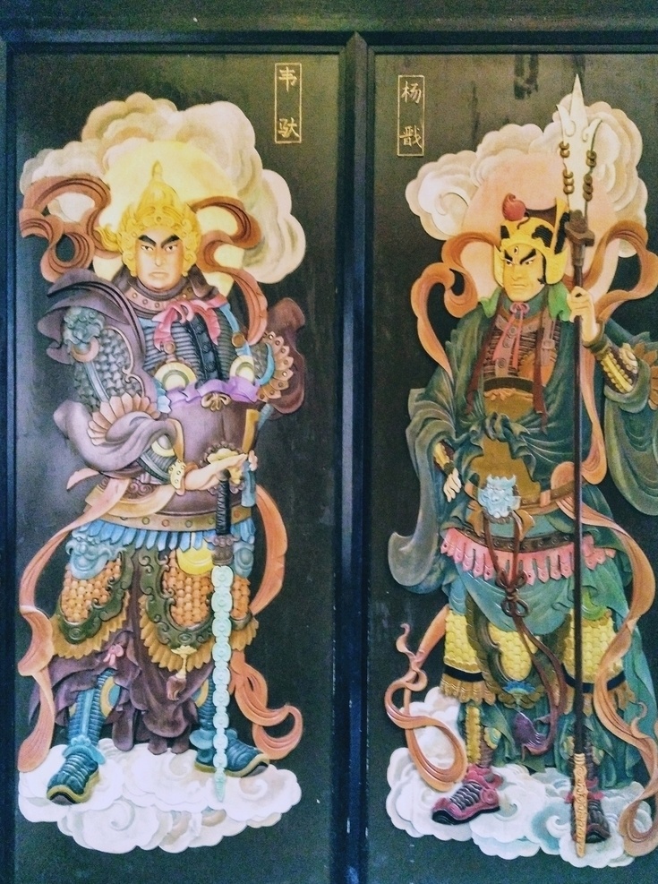 门神 杨戬 神话 民俗 文化 历史 生活 生活百科 生活素材