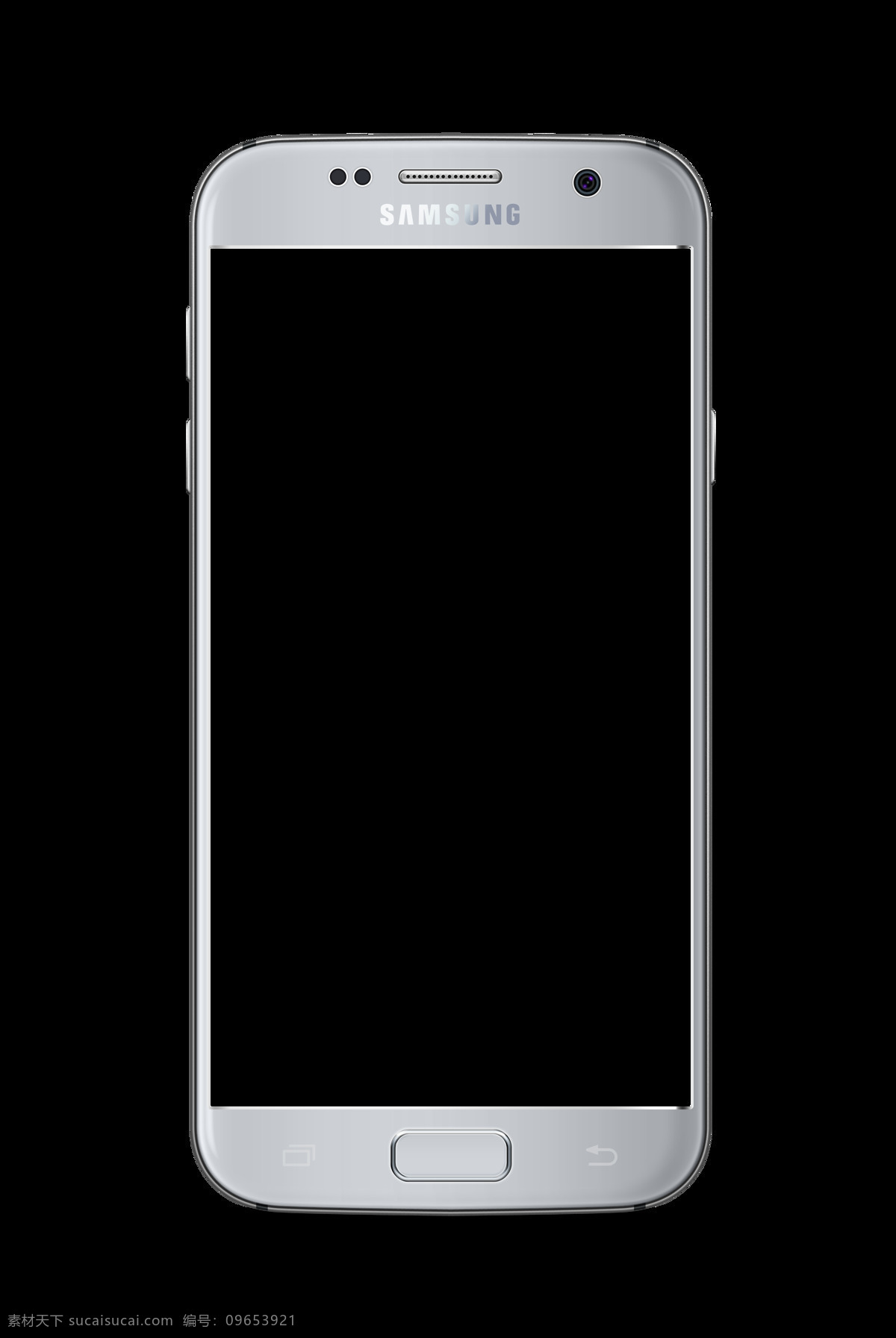 三星手机 白色 界面 样机 模板 现代科技 数码产品