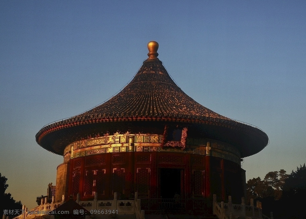 天坛图片 天坛 细节 夕阳 建筑 北京 旅游摄影 国内旅游