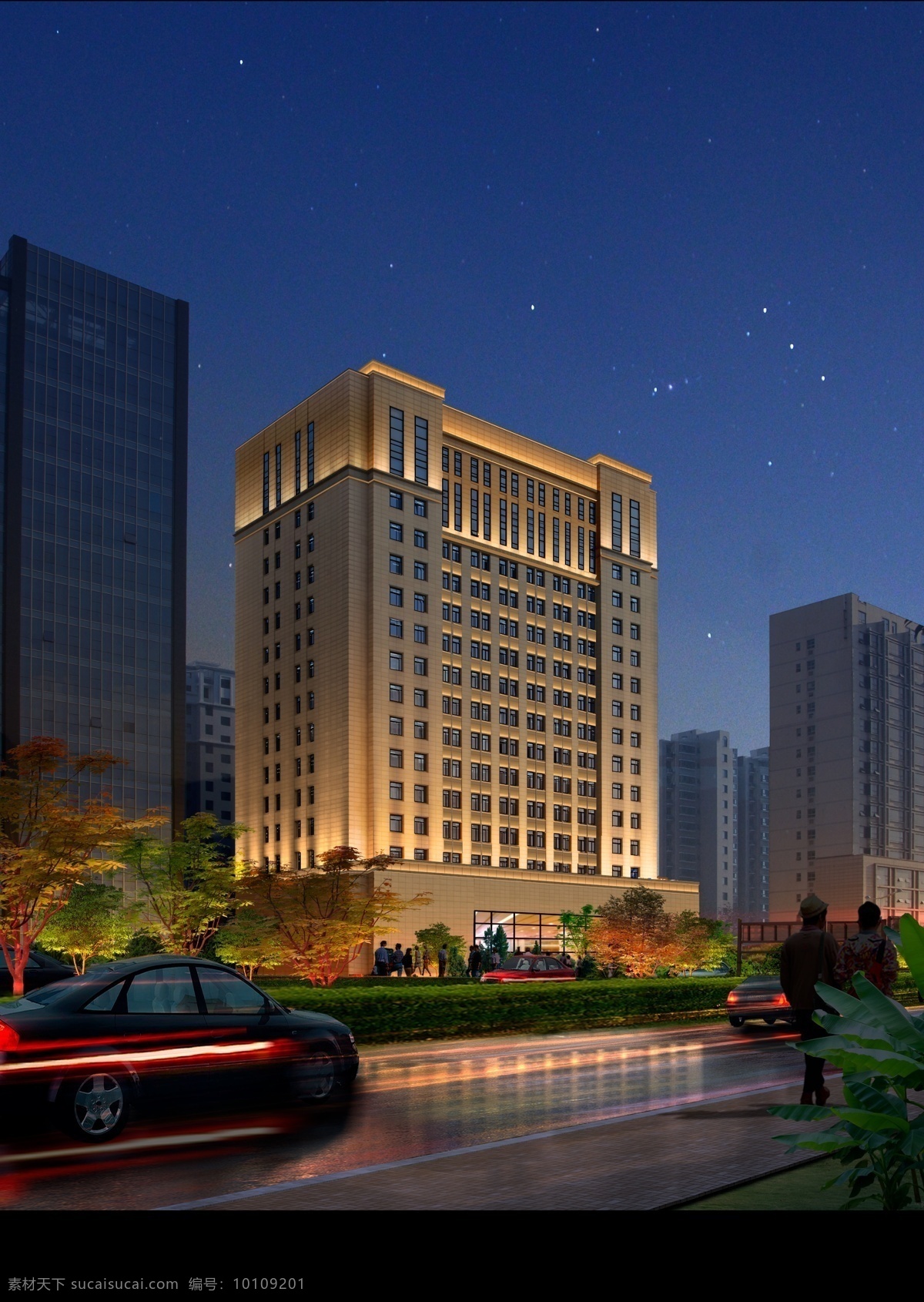 照明 夜景 效果 夜景效果圖 照明設(shè)計(jì) 照明方案 亮化效果分層 照明制作