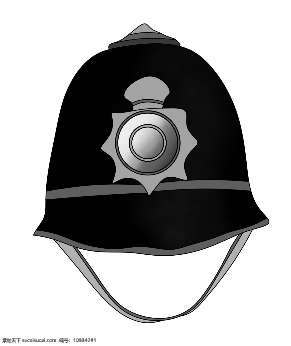 警察 职业 卡通 插画 警察的职业 卡通插画 警察职业 工作插画 警察用品 警察标志 帽子的插画
