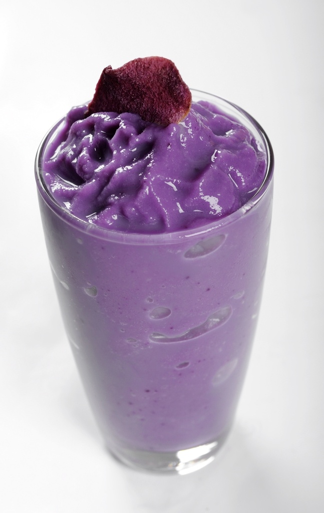 紫薯沙冰 奶茶 紫薯 沙冰 奶茶店 白色背景 餐饮美食 饮料酒水