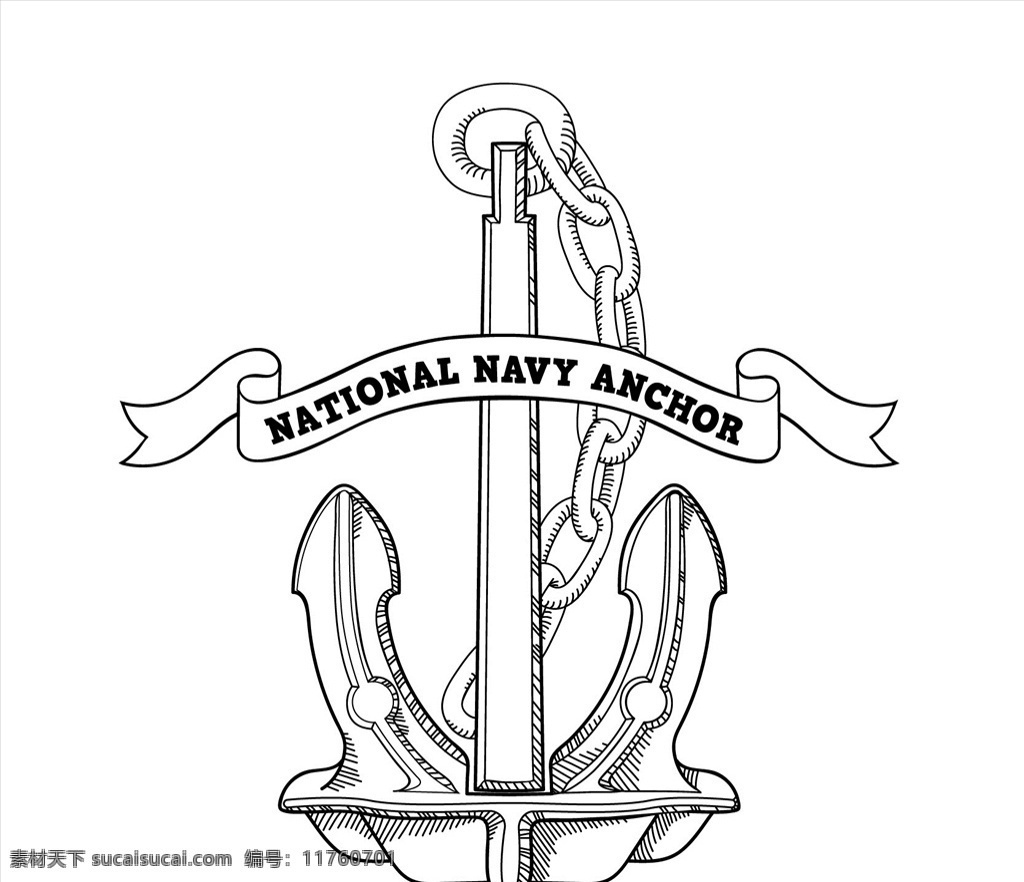 国家 海军 锚 绘制 航海 绘图 插画 海洋 水手 手工 绘画 帆船 抽纱 海事 图标 高清 源文件